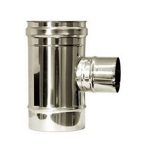 Raccordo T Ridotto Dn Canna Fumaria Dn Tubo Acciaio Inox