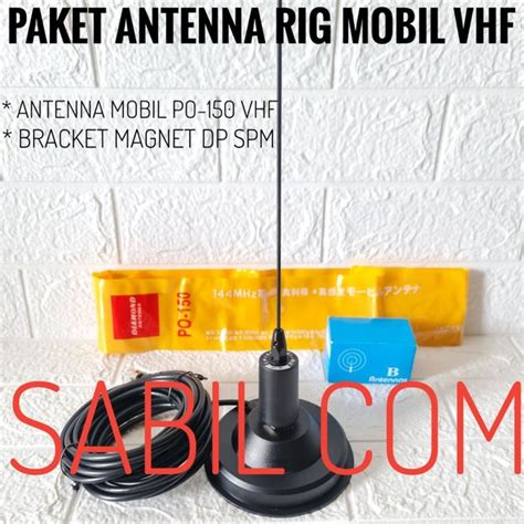 Jual Paket Antena Mobil Pecut Larsen Po Vhf Plus Bracket Magnet Dp