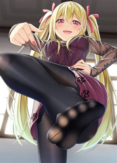 Anime Blonde Chan Nylon Feet POV Worship Femdom Pin