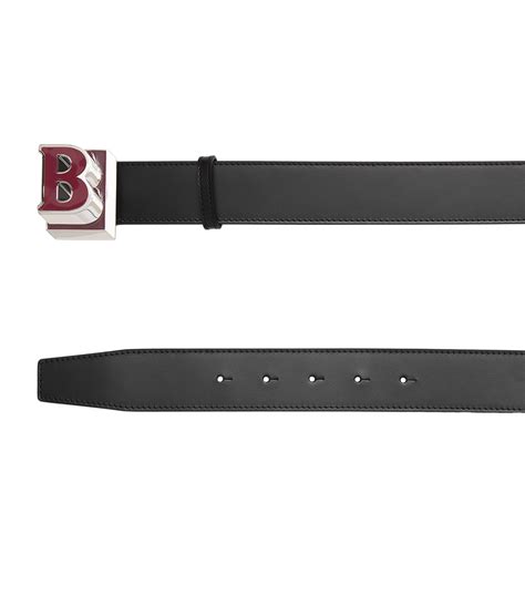 Burberry Leather B Logo Belt Harrods Us