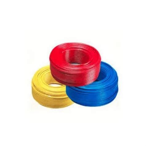 PVC Insulated Electrical Wire Roll Length 90 M Wire Size 0 5 Sqmm