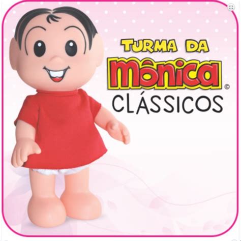 BONECA TURMA DA MONICA TRAD MONICA 975 SID NYL Lelé da Cuca