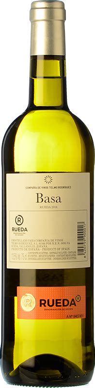 Basa Blanco 2018 Buy White Young Wine Rueda Compañía De Vinos De