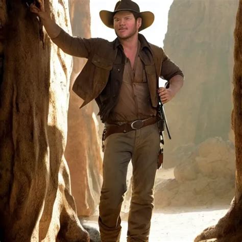 A Photo Of Chris Pratt As Indiana Jones Together With Stable