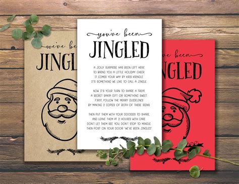 Youve Been Jingled Instant Download Printable Christmas Game Weve