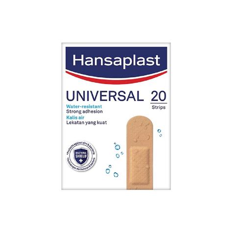 Hansaplast Universal Water Resistant Strips Plaster 20s First Aid