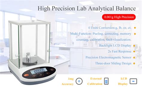 Bonvoisin 0 001g Analytical Balance Precision Lab Scale Digital