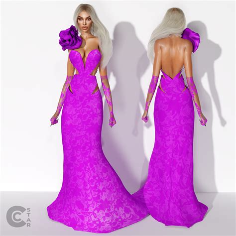 Download Roses Gown With Gloves The Sims 4 Mods Curseforge