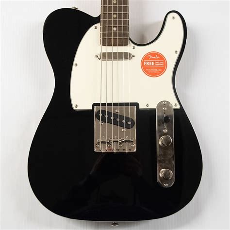 Squier Classic Vibe Baritone Custom Telecaster Black Reverb