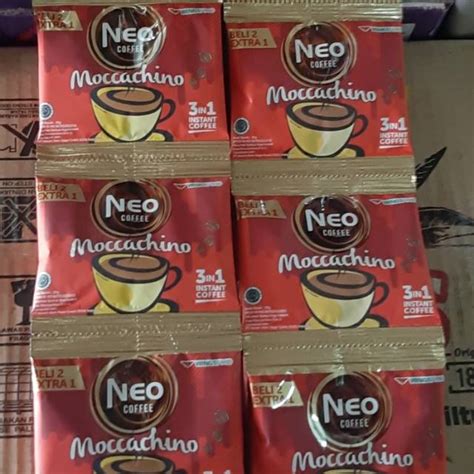 Jual Neo Coffee Moccachino Coffee 3 In 1 10 Sachet Renceng Shopee