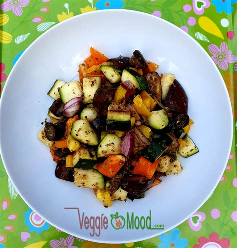 Veggiemood Salade De Courgettes Et Aubergines Grill Es