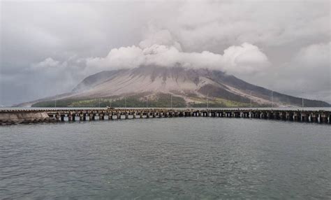 Indonesia Volcano Eruption Forces Evacuations Airport Closure