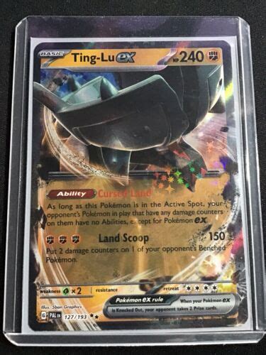 Pokémon Tcg Ting Lu Ex Scarlet And Violet Paldea Evolved 127193 Holo