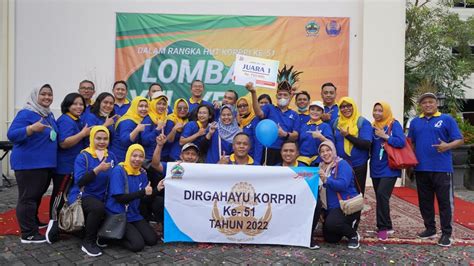 Juara I Lomba Yel Yel HUT KORPRI Ke 51 Tahun 2022 YouTube