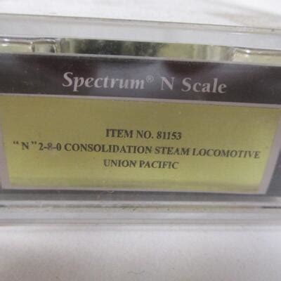 Bachman Spectrum N Scale 2 8 0 Consolidation Steam Locomotive Union