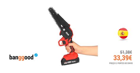 Mensela Cs L2 6 Inch 800w 18v Electric Chainsaw Motoserra Cupões Tá Fixe