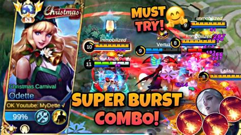 COMBO CARMILLA ODETTE 1 DETIK MUSUH HILANG I ODETTE TOP GLOBAL I