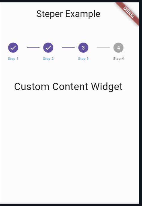 How To Create A Custom Stepper In Flutter AppOverride