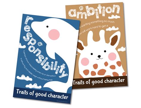 Character Education School Posters - School Datebooks