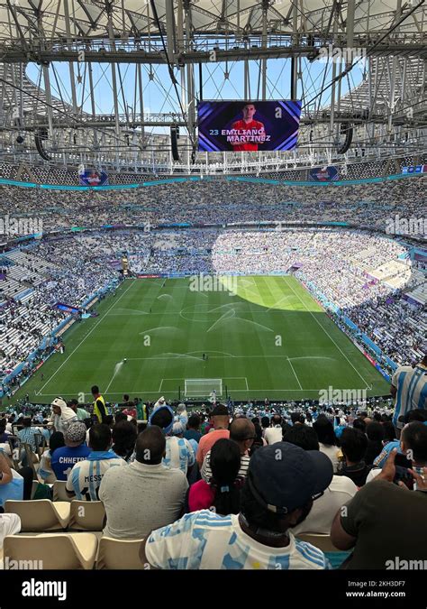 Lusail Stadium FIFA World Cup Qatar Saadia Arabia Vs Argentine Match