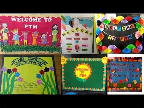 Preschool PTM Bulletin Board Decoration Ideas School PTM Decoration