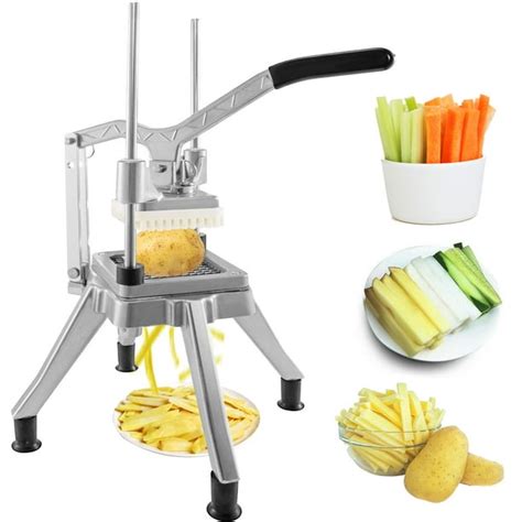 Vevor Commercial Vegetable Fruit Chopper 3 8 Blade Heavy Duty