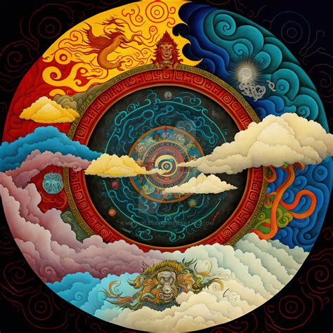 Colorful Dharma Wheel (12) by MrTimelessArt on DeviantArt