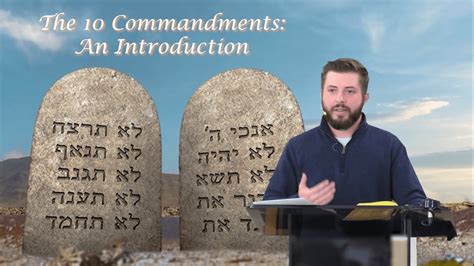 Exodus The Commandments An Introduction Youtube