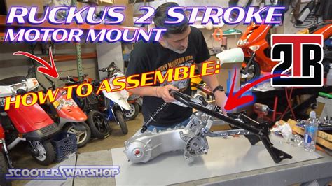 How 2 Stroke Swap Your Honda Ruckus 2tr Motor Mount For Minarelli