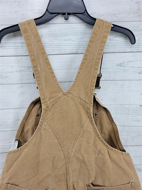 Carhartt Double Knee Work Overalls Bibs Carpenter Usa Gem