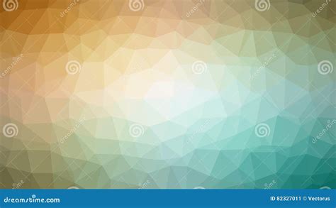 Yellow Green Triangulated Background Stock Illustration Illustration