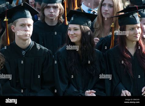 High school Graduation ceremony Montreal Canada Stock Photo - Alamy