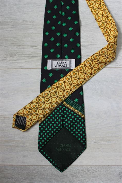 Gianni Versace Vintage Tie Pure Silk Good Condition Etsy