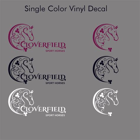 Cloverfield Sh- Single Color Vinyl Decal – Grand Impression Design Co.