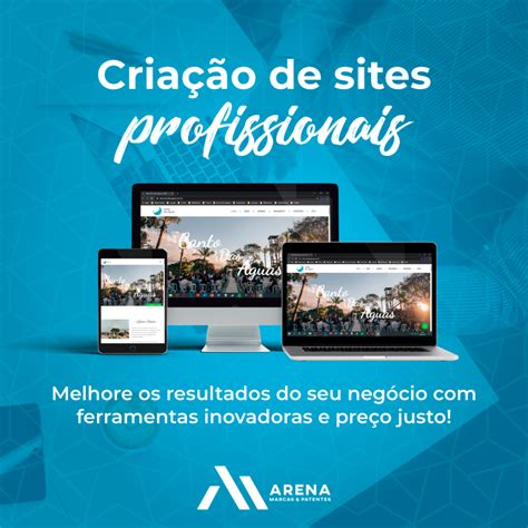 Cria O De Sites Canto Arena Marcas E Patentes