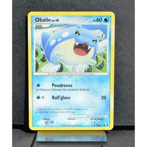 Carte Pokémon 82 111 Obalie Platine Rivaux Émergents NEUF FR