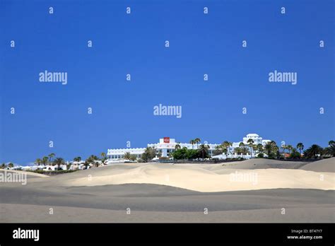 Canary Islands, Gran Canaria, Playa del Ingles Beach Stock Photo - Alamy