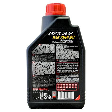 Motul Motylgear W W Ep Synthetisch Auto Getriebe Fl Ssigkeit