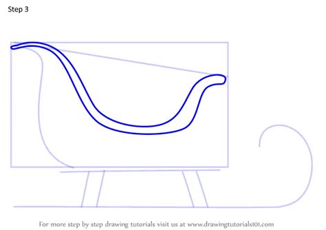 How To Draw Santa Sleigh Christmas Step By Step DrawingTutorials101