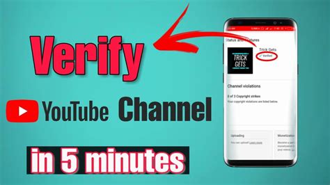 Verify Your Youtube Channel How To Verify Youtube Channel In