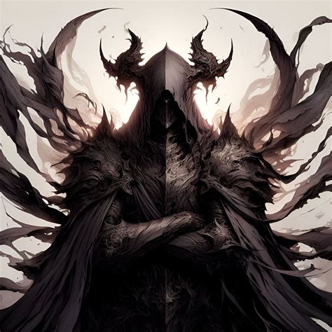 god  darkness creature concept art dark fantasy art demon art