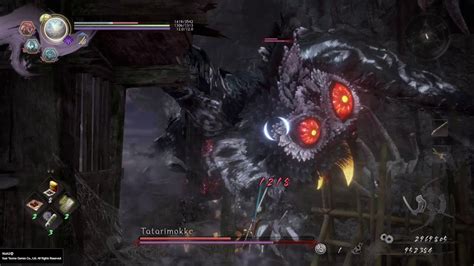 Nioh Tatarimokke Boss Fight Youtube