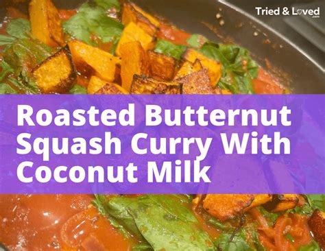 Butternut Squash Curry With Coconut Milk