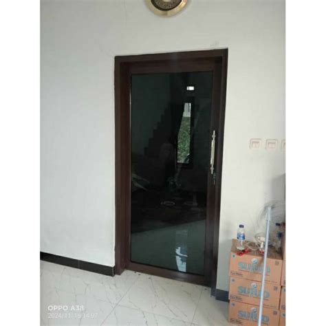 jual pintu sleding single uk txl kusen  bisa custom ukuran