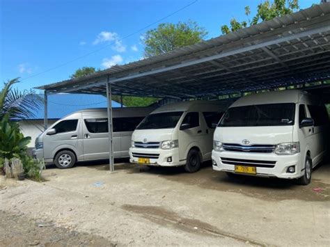 Toyota Hiace Labuan Bajo Komodo Tour Packages Boat Car Rental