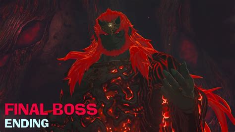 Zelda Tears Of The Kingdom Ganondorf Final Boss ENDING Post