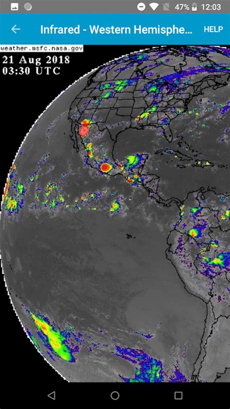 Satellite Weather - Infrared, Water Vapor, Visible APK for Android ...