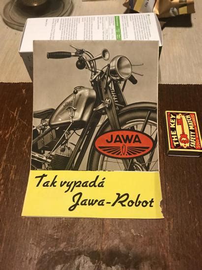 Jawa robot originál rozkladací prospekt Aukro