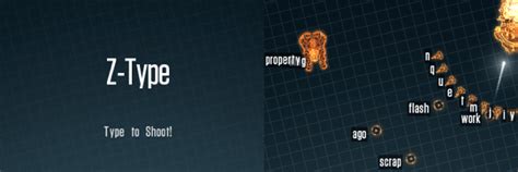 Z-Type – an R-Type style typing game | CreativeJS