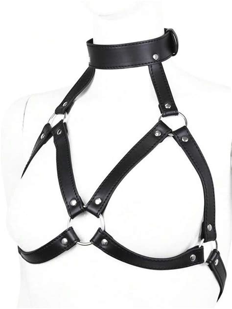 Arnés Para El Cuerpo Con Cuello De Bondage Sujetador Ropa Interior Sexy Arnés Para Bondage Bdsm